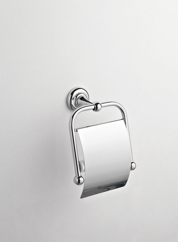 Accessoires Retro Serie Eta Toilettenpapierhalter mit Deckel